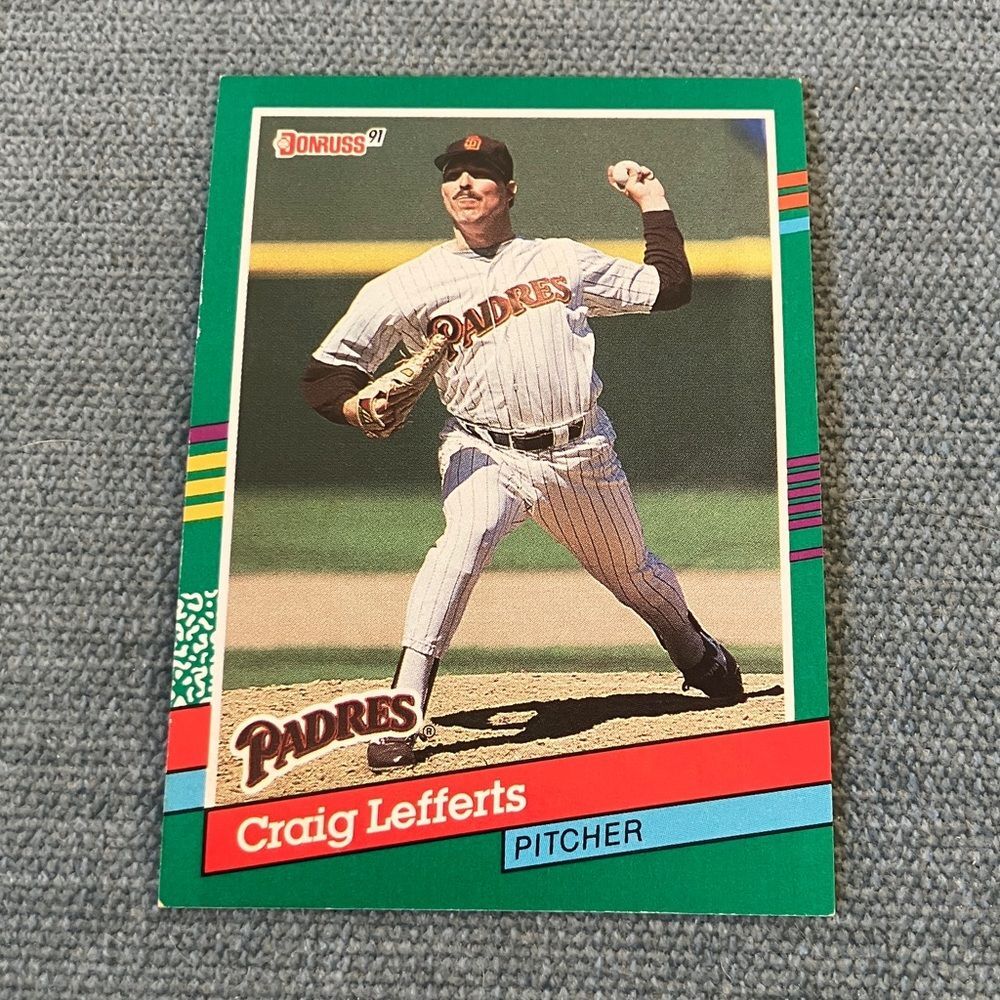 1991 Donruss San Diego Padres Baseball Card Trading Card